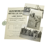 1945 PGA Daily Mail Golf Tournament at St Andrews, Fife Competitor Ticket, Photos & Program