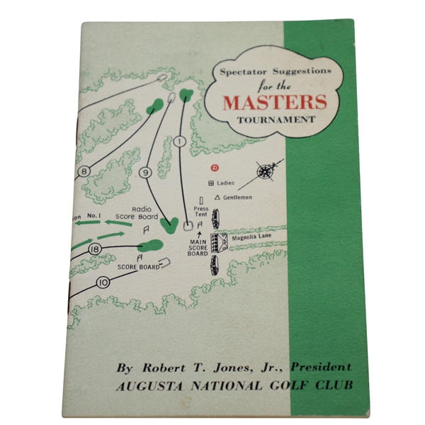 1954 Masters Tournament Spectator Guide - Sam Snead Win