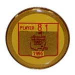 Mark Calcavecchias 1995 Masters Tournament Contestant Badge #81