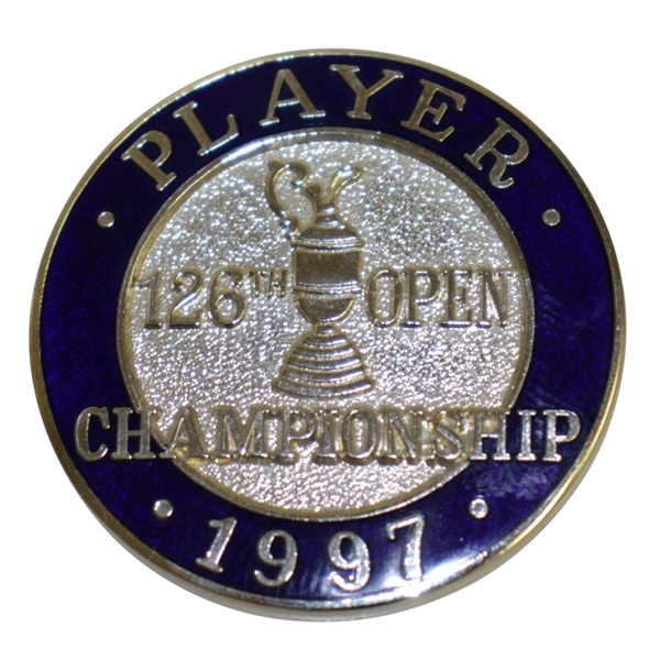 Mark Calcavecchia's 1997 OPEN Championship at Royal Troon Contestant Badge