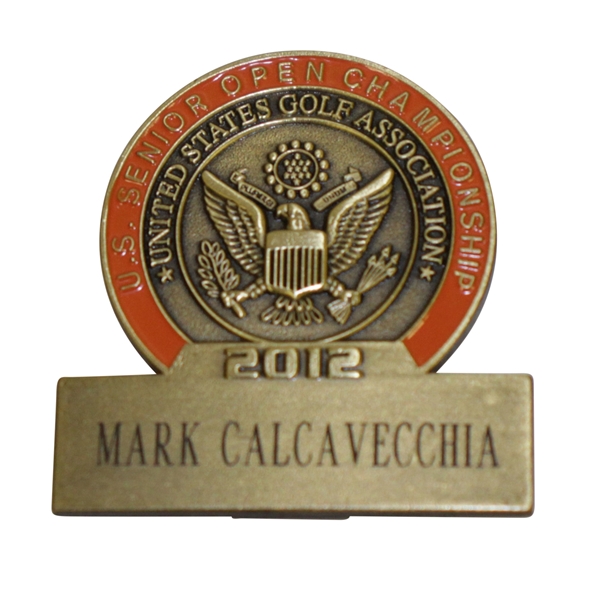 Mark Calcavecchia's 2012 US Senior Open at Indianwood G&CC Contestant Badge
