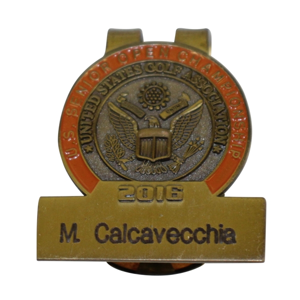 Mark Calcavecchia's 2016 US Senior Open at Scioto CC Contestant Badge