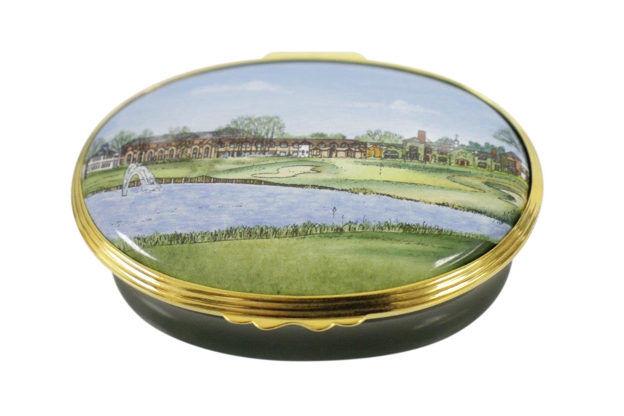 Mark Calcavecchia's 2001 Ryder Cup Halycyn Days Enamels Trinket Box Gifted by PGA of America