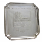 Mark Calcavecchias 1988 Masters Tournament Runner-Up Sterling Silver Engraved Salver