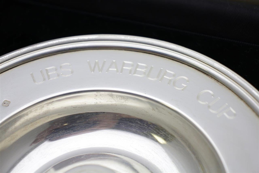 Mark Calcavecchia's 2001 Kiawah Island UBS Warburg Cup Plate/Bowl in Original Case