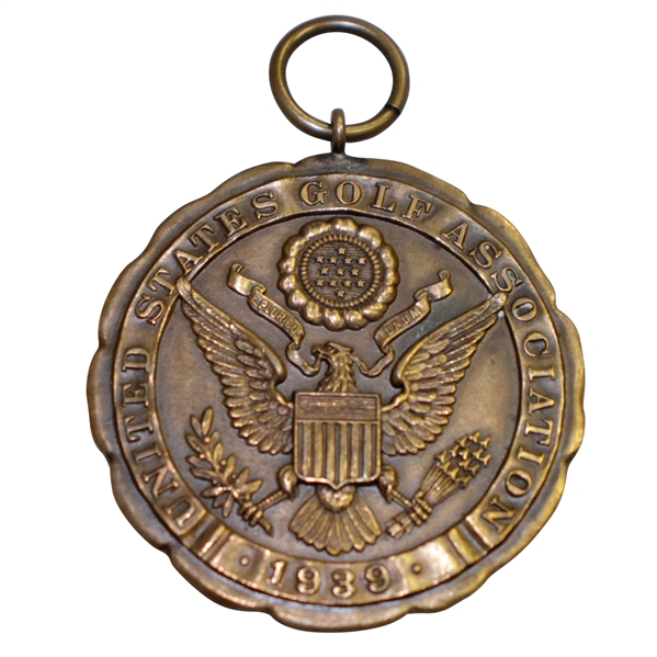 1939 US Amateur Public Links Baltimore District Low Scorer Medal - Eddie Meyer