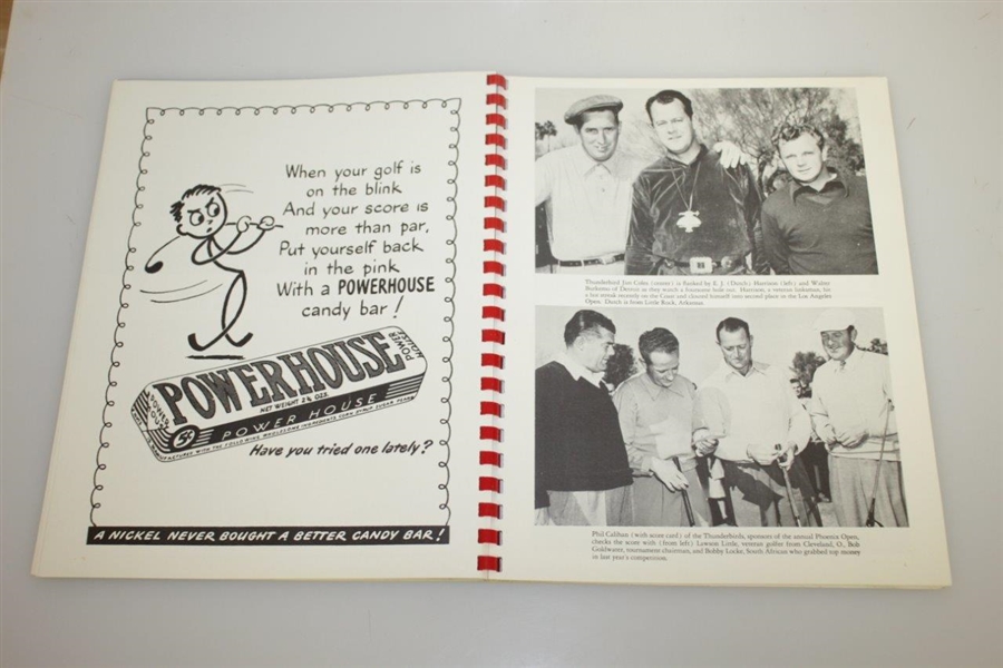 1949 Pheonix Open at Pheonix CC Program - Jimmy Demaret Win