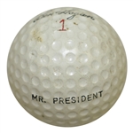 Dwight D Eisenhowers Personal "Mr President" Ben Hogan Golf Ball