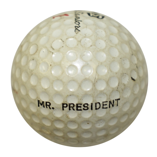 Dwight D Eisenhower's Personal Mr President US Royal Seniors Golf Ball