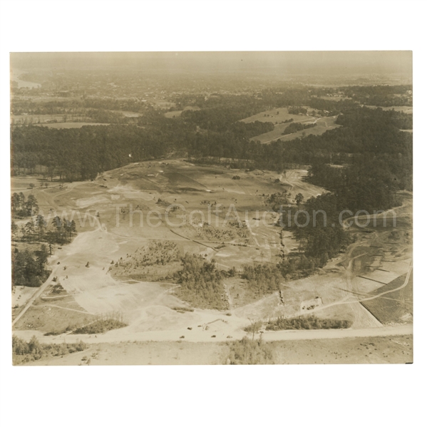 Early 1930's Augusta National Golf Club Aerial Original Photo of 13th & 14th Fairways