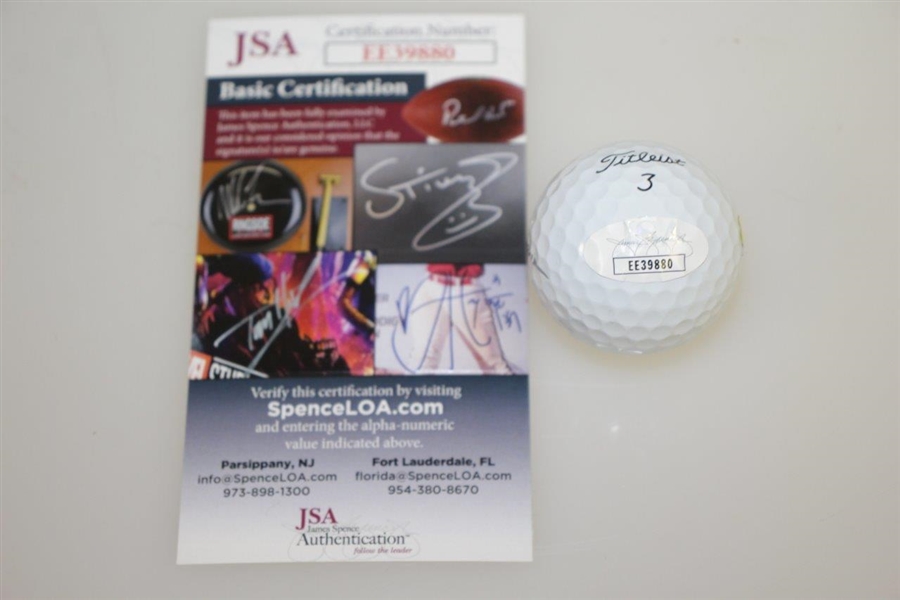 Adam Scott Signed Masters Logo Golf Ball w/ 2013 Inscription JSA #EE39880