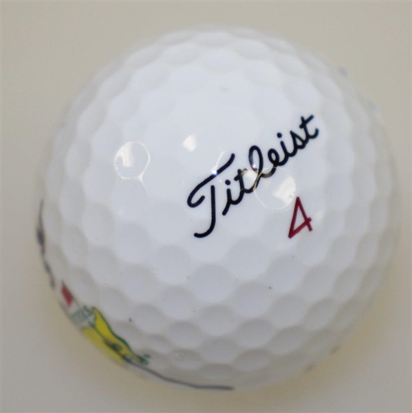 Jack Burke Signed Masters Logo Golf Ball JSA #V42676