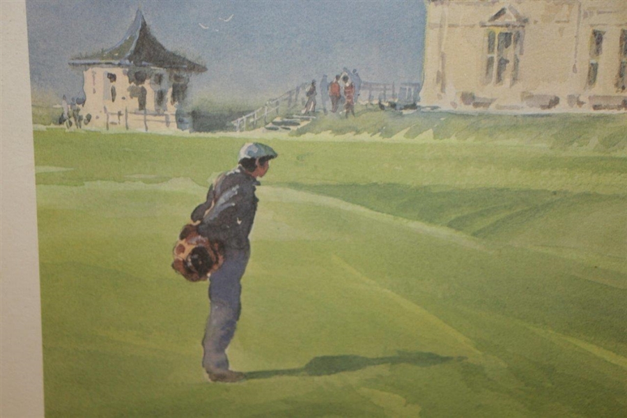 'The Eighteenth At St. Andrews' Artist's Proof Print Signed Robert Wade For World Golf Hall of Fame