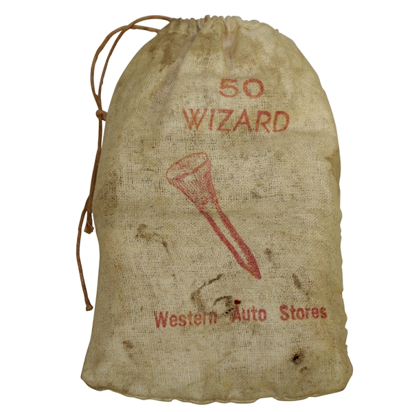 Vintage Wizard - Western Auto Stores Canvas Tee Bag with Tees - Crist Collection