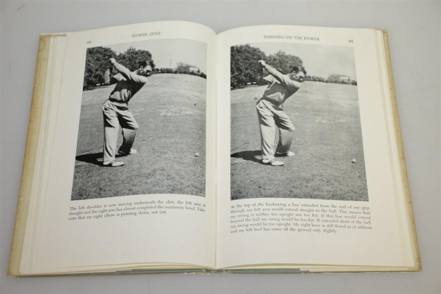Ben Hogan Signed 1948 'Power Golf' 1st Edition Book JSA ALOA