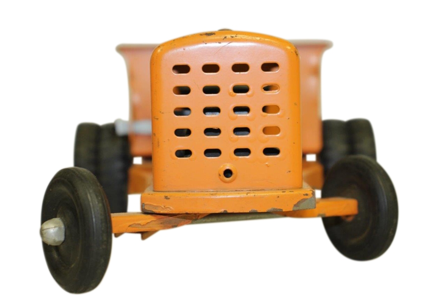 Vintage Metal 'Golf Club Tractor' by Tonka Toys - Original Burnt Orange Paint