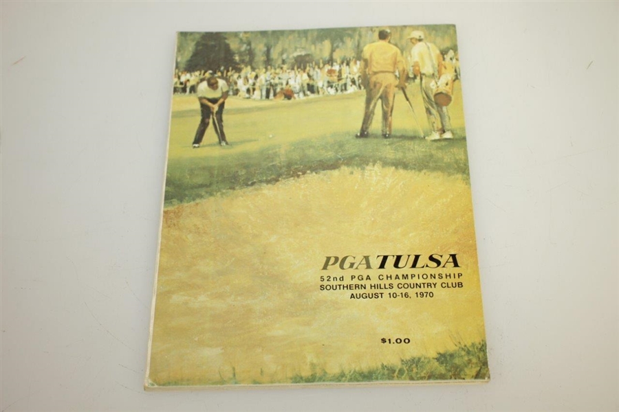 1966-70 PGA Championship Programs Set - Floyd, Stockton, Boros & Others 
