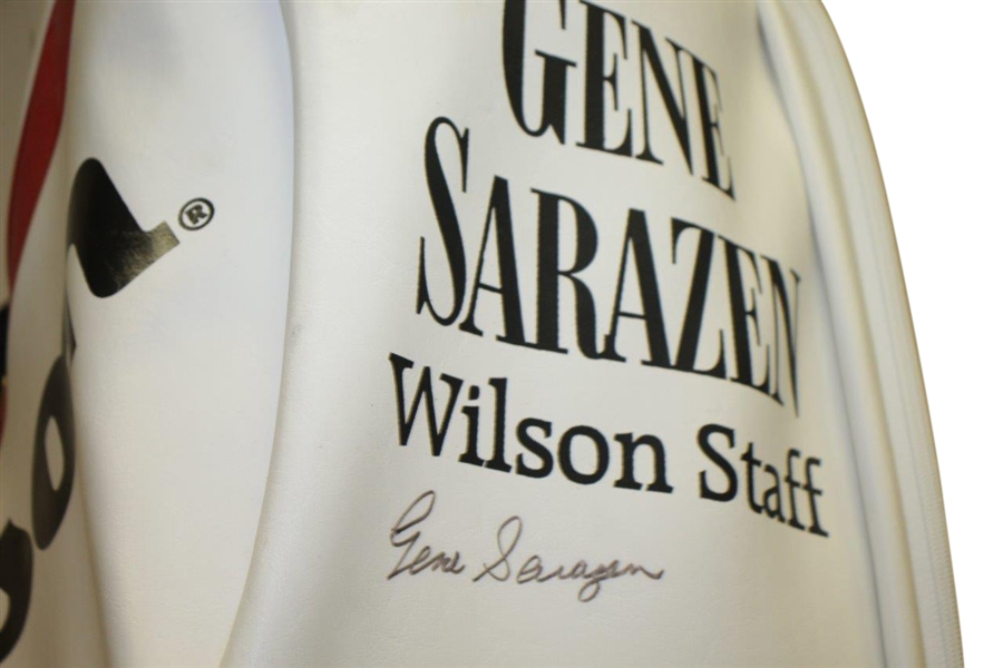 Gene Sarazen's Masters Used Wilson Signed Bag-Circa 1994 to 98-JSA ALOA