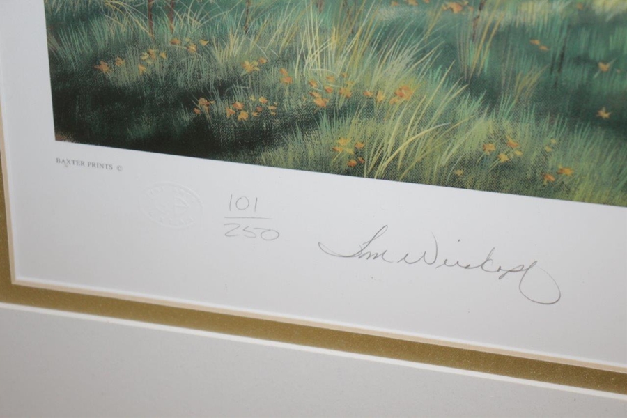 Tom Weiskopf Signed Loch Lomond GC Print by Graeme W. Baxter #101/250 JSA ALOA