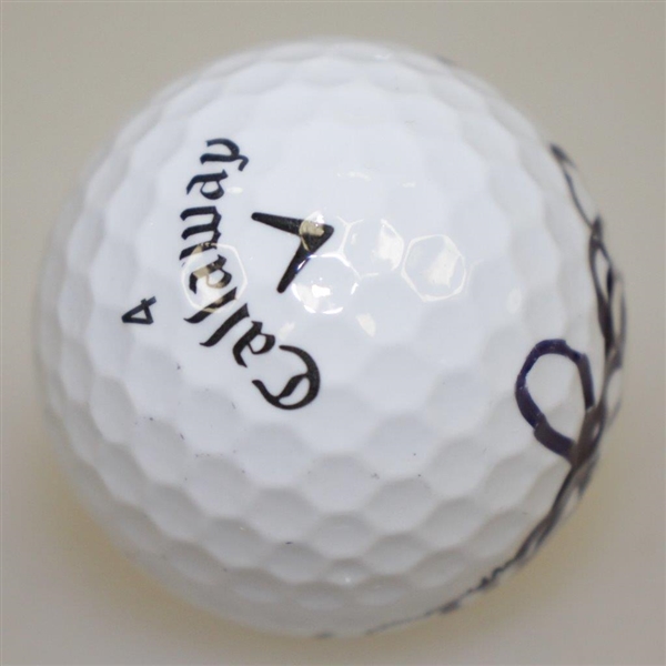 Bernard Langer Signed Callaway Logo Golf Ball JSA ALOA