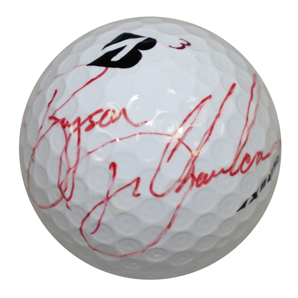 Bryson Dechambeau Signed Bridgestone Golf Ball JSA #AA30590