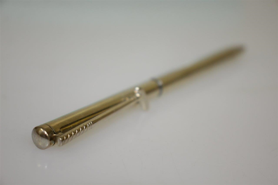 Tiffany & Co Luxury Sterling Silver Golf Club Pen in Original Box