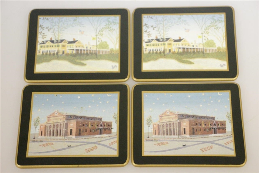 1999 Ryder Cup at The Country Club Brookline Coasters Set by Kedron Design in England