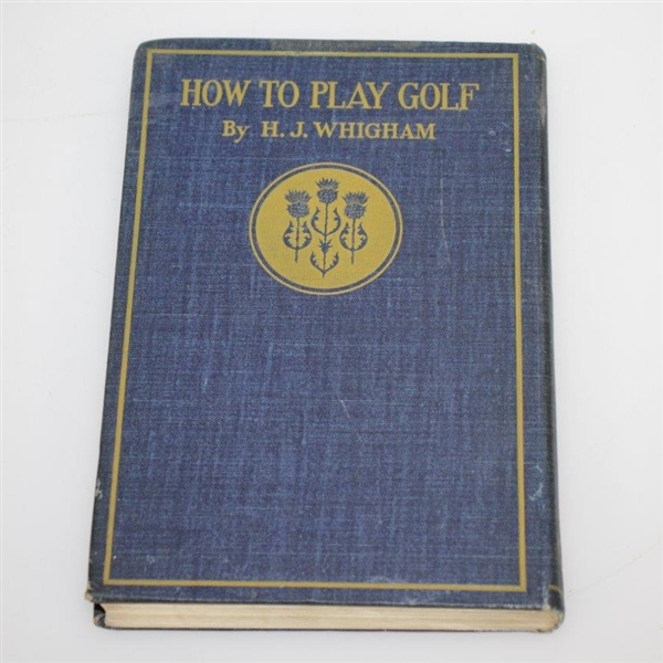 1897 'How to Play Golf' Book by H.J. Whigham
