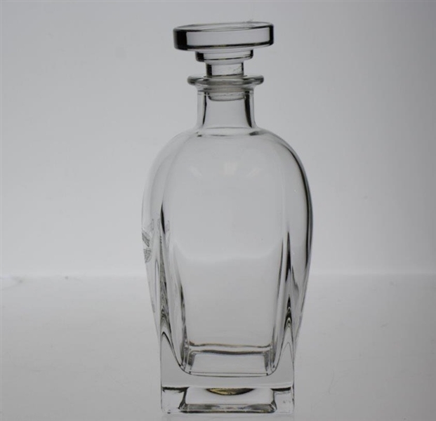 Champions Golf Club Etched Glass Decanter w/ Stopper