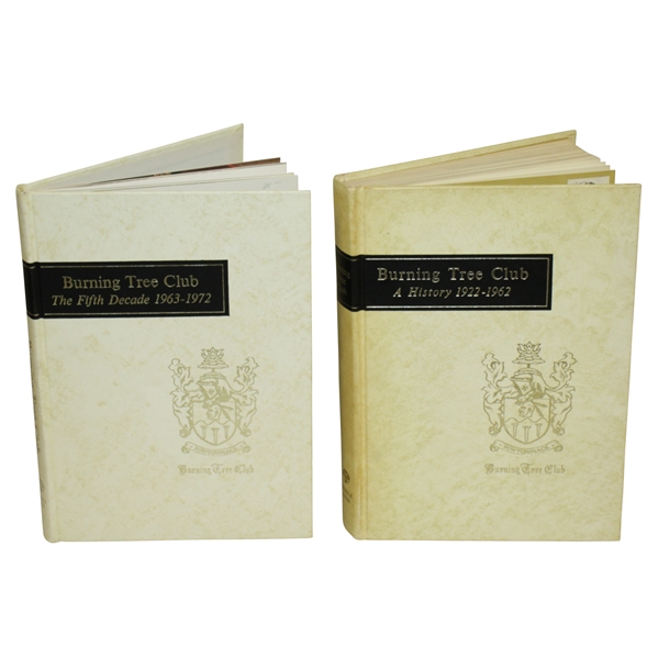 Burning Tree Club History Books - Two Volumes 1922-1972