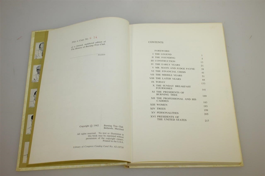 Burning Tree Club History Books - Two Volumes 1922-1972