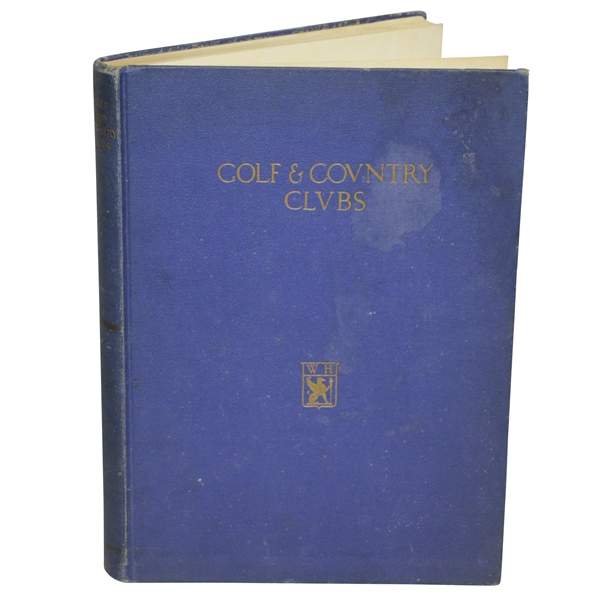 1929 Golf & Country Clubs Book by Architect Clifford Charles Wendehack