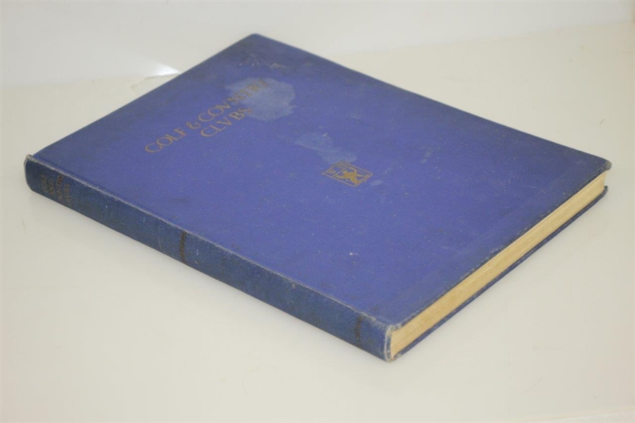 1929 Golf & Country Clubs Book by Architect Clifford Charles Wendehack