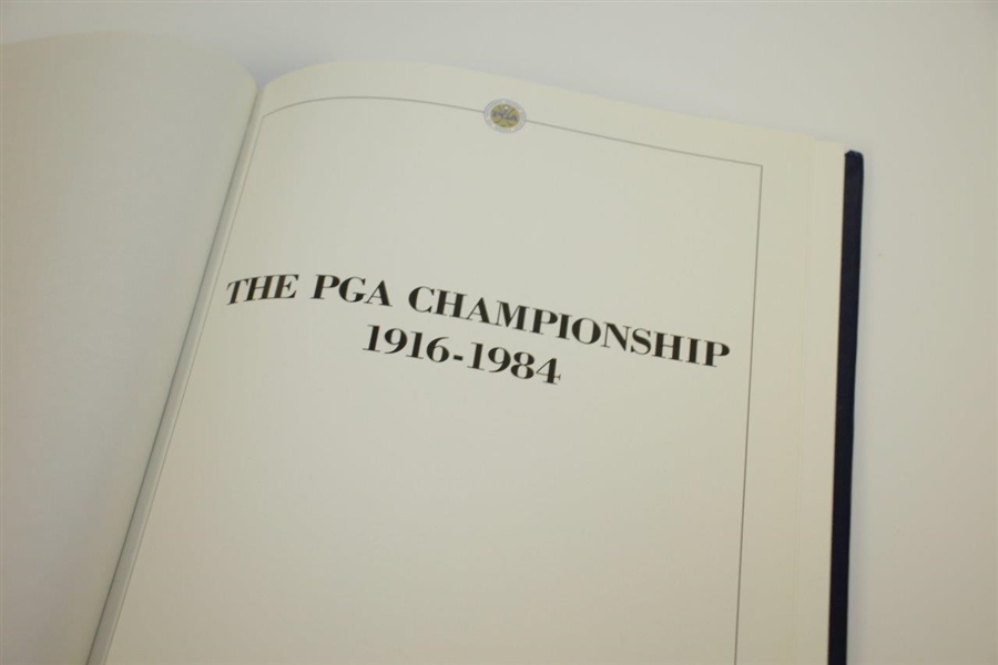 Golf's Golden Age Signed by Authors w/ PGA Championship Annuals 1916-1984 & 1985