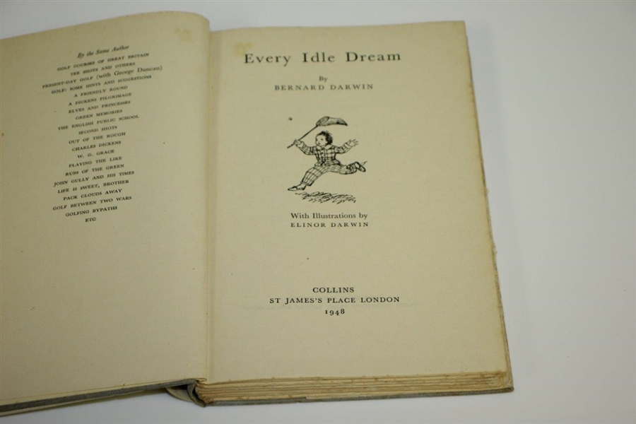 Bernard Darwin Books Every Idle Dream, Golf Between Wars, Sketchbook & Pleasures of Life