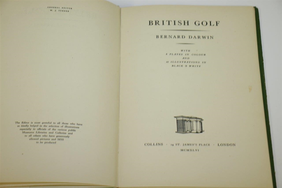 Bernard Darwin, Harold H. Hilton, Gene Sarazen & Others Golf Books
