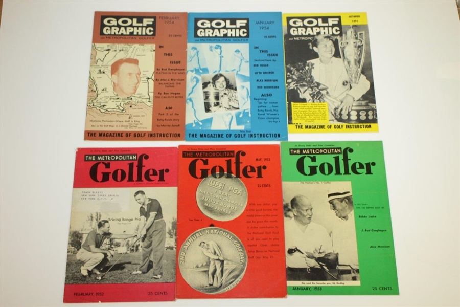 The Metropolitan Golfer, Golf Digest & Golf Graphic Magazines - 20 in Total