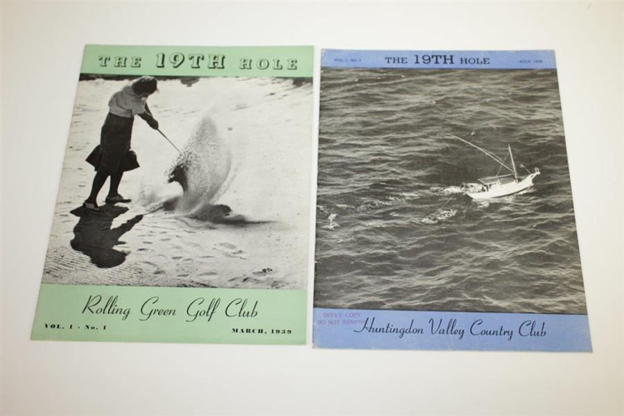 1937 - 1946 The National Golf Review & The 19th Hole Publications Feat Grandland Rice