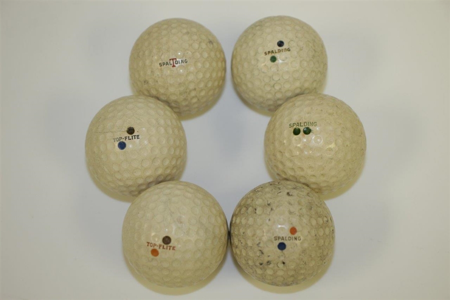 Circa 1930's  Dimple Pattern Spalding Golf Balls 
