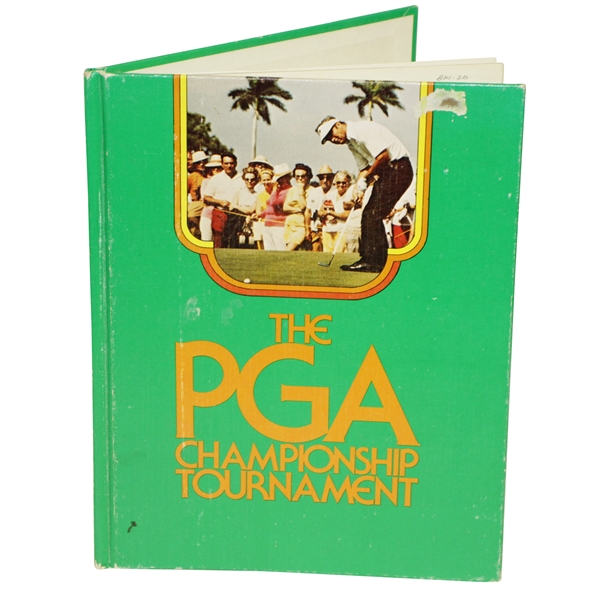 The PGA Championship Tournament Book Signed by 17 Champs Incl Nicklaus & Stewart JSA ALOA