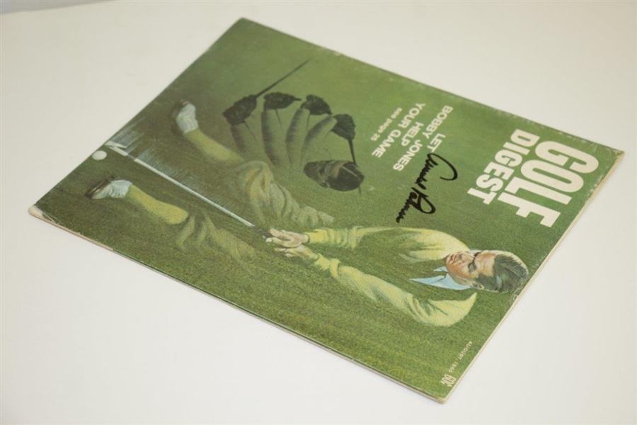 Arnold Palmer Signed August 1969 'Golf Digest' Magazine with Bobby Jones Cover JSA ALOA