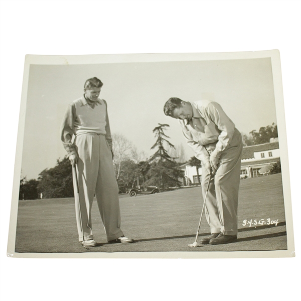 Film Star Ronald Regan Golfing for Movie Prior to Presidential Term Wire Photo