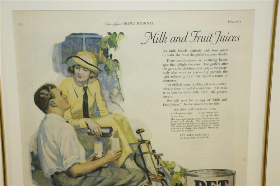 July 1924 Ladies Home Journal Advertisement For Pet Milk