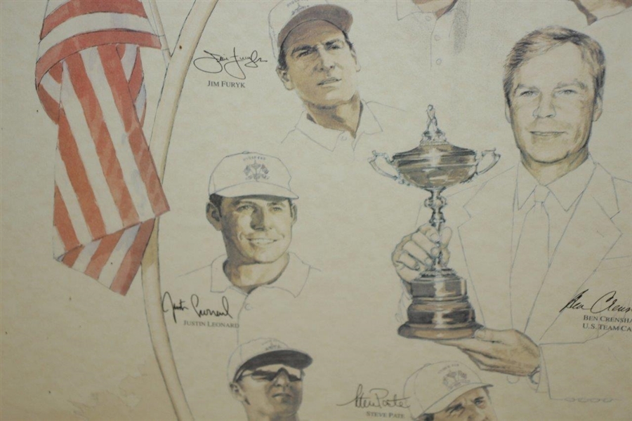 1999 Ryder Cup at The Country Club Brookline United States Team Official Poster