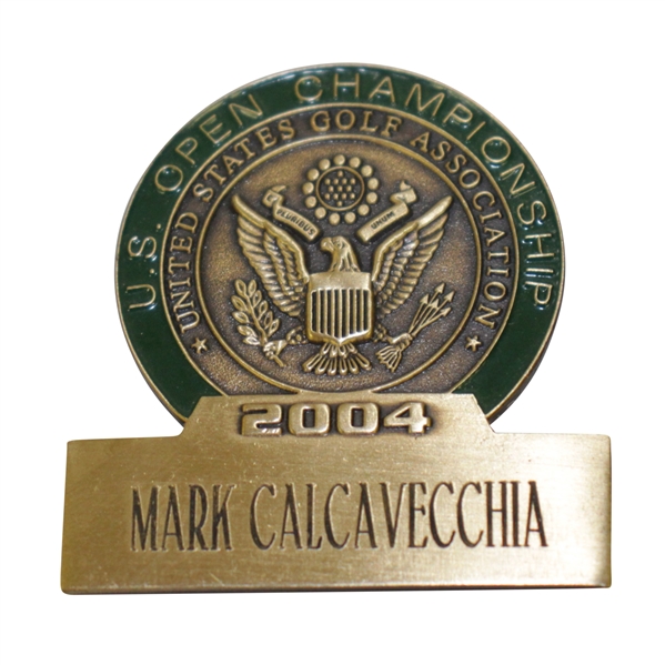 Mark Calcavecchia's 2004 US Open at Shinnecock Hills Contestant Badge