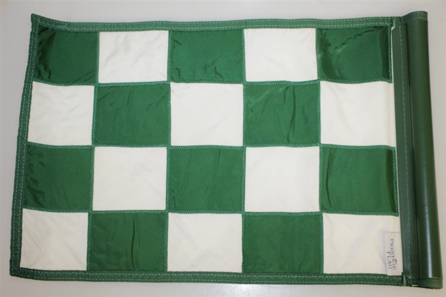 Cypress Point Embroidered Green & White Checkered Course Pin Flag