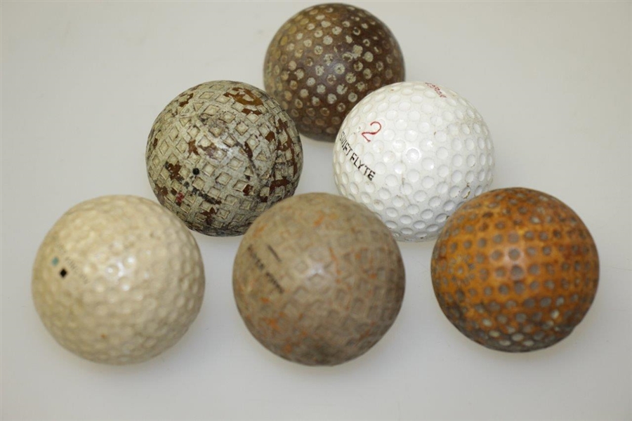 Vintage Mesh & Dimple Balls - Silver King, Swift Flight & Others