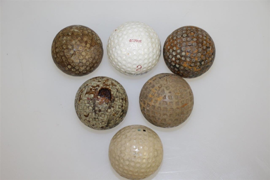 Vintage Mesh & Dimple Balls - Silver King, Swift Flight & Others
