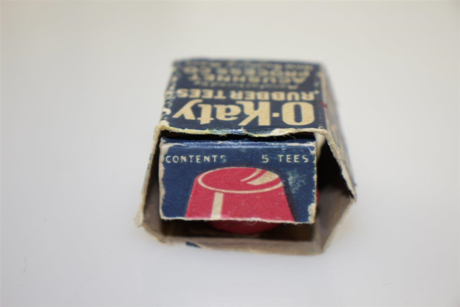 Vintage Acushnet Process Company's 'O' Katy Rubber Tees' In Original Box