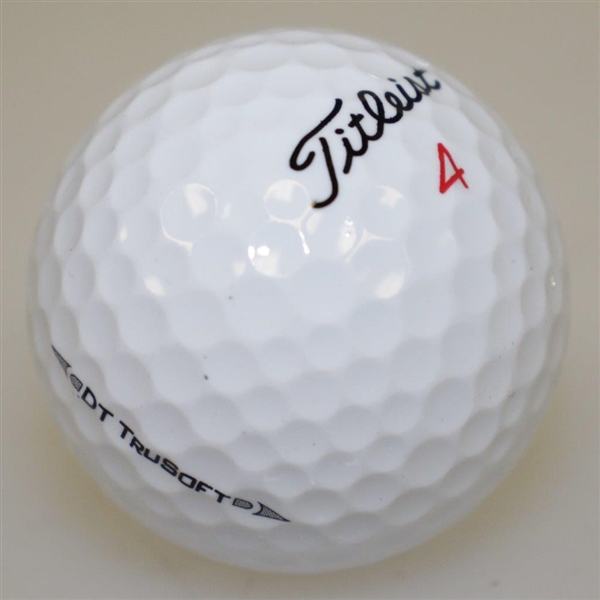 Bernard Langer Signed Titleist Logo Golf Ball JSA ALOA
